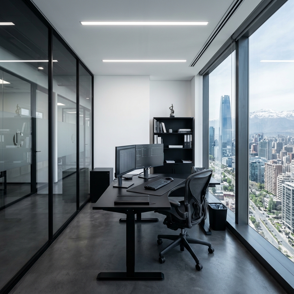 Oficinas privadas full equipadas con vista a Las Condes en TNA Office